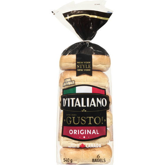 D’Italiano Bagel original Gusto! 540 g, 0,92 $/100g