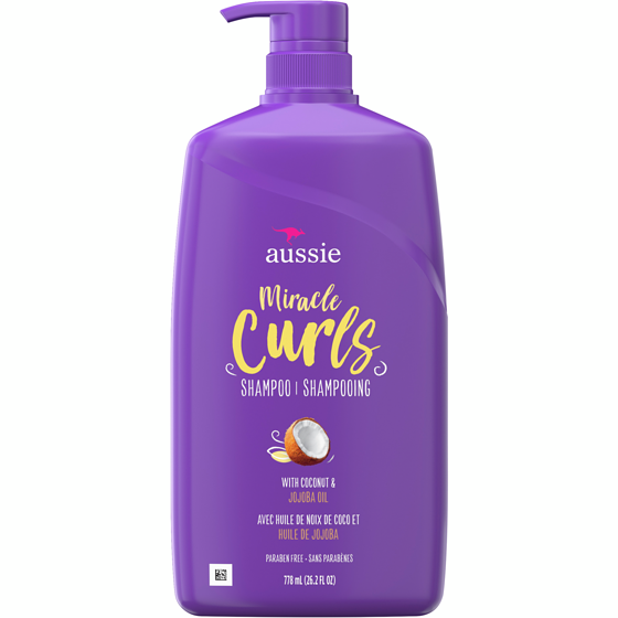 Aussie Miracle Curls with Coconut & Jojoba Oil, Paraben Free Shampoo  778 ml, $1.61/100ml