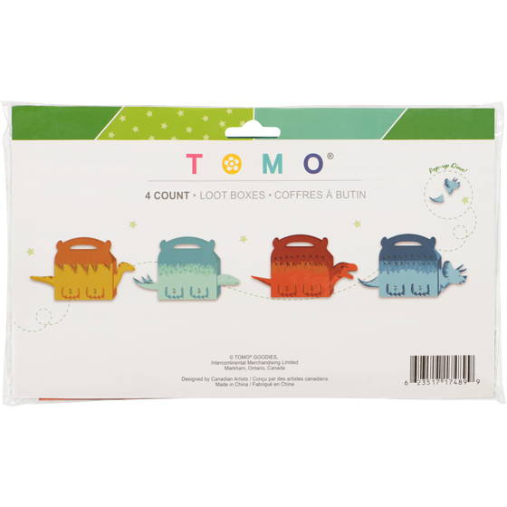 Tomo Dinosaur 4ct Loot Boxes 4 ea, $0.75/1ea