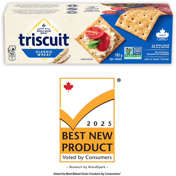 Triscuit Triscuit Classic Wheat 185 g, $2.70/100g