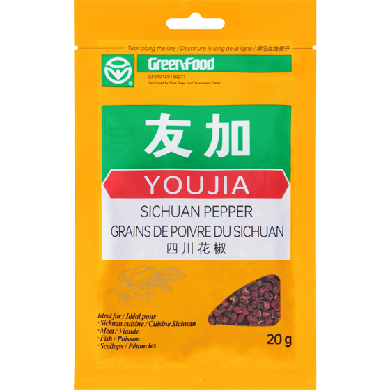 YOUJIA Poivre de Sichuan 20 g, 26,45 $/100g