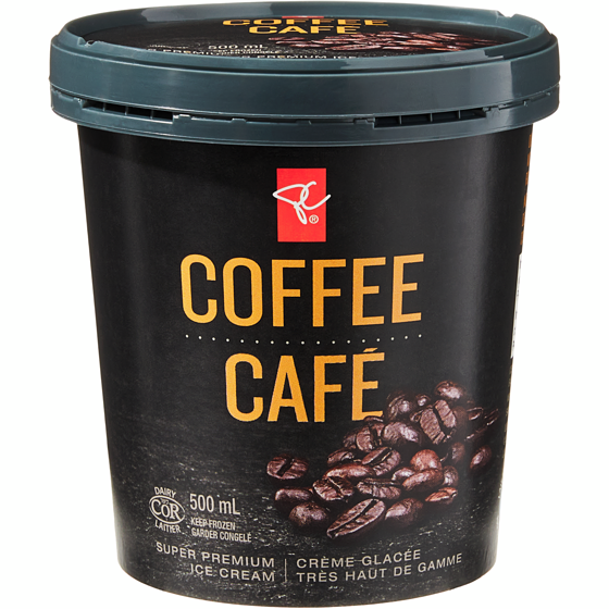 PC Collection noire Crème glacée au café 500 ml, 0,90 $/100ml