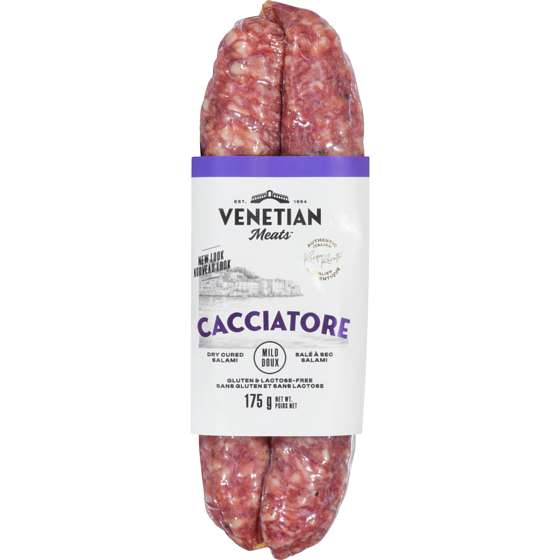Venetian Sausage Cacciatore Mild 175 g, $4.85/100g