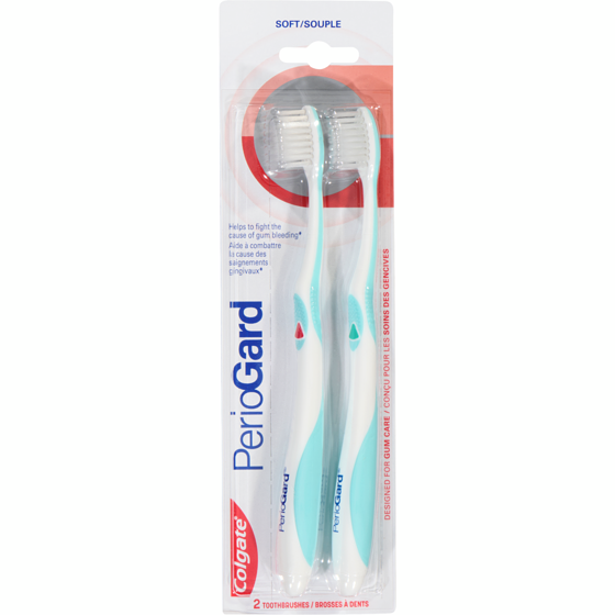 Colgate Periogard brosses à dents souple 2 ea, 4,50 $/1ch