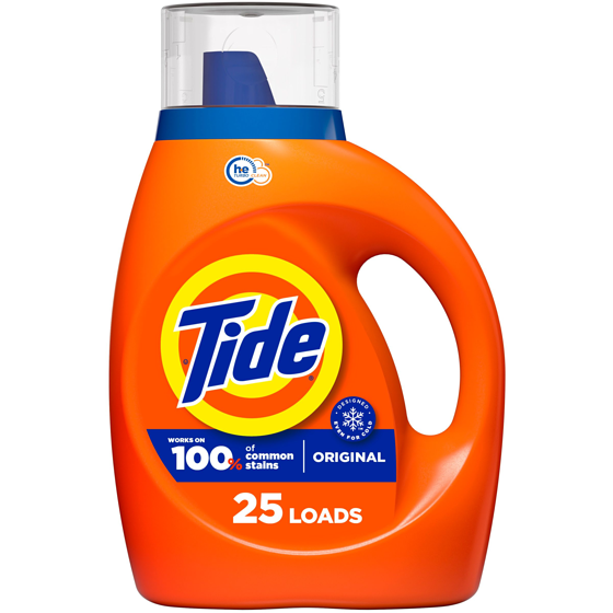 Tide Liquid Laundry Detergent Original, 25 loads 1 l, $0.90/100ml