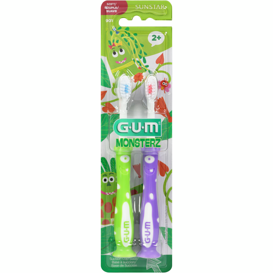 Gum Monsterz® Kids 2+ Soft Twin Pack 2 ea, $2.50/1ea