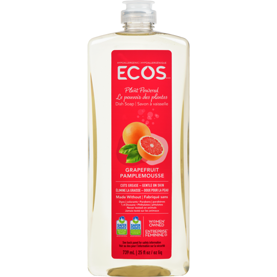 ECOS Savon à vaisselle pamplemousse 739 ml, 0,50 $/100ml