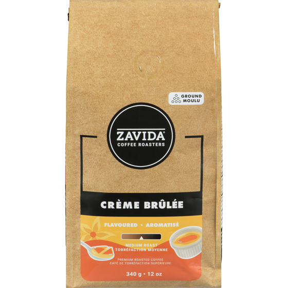 Zavida Crème Brulee Coffee Ground  340 g, $5.00/100g