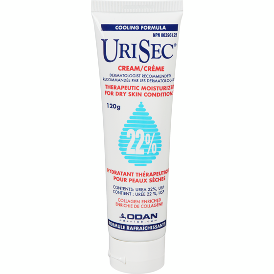 UriSec Crème 22% enrichie de collagène 120 g, 9,99 $/100g