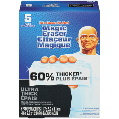 Mr. Clean Magic Eraser Sponge, Whole Home Extra Durable XL, 5ct 5 ea, $2.60/1ea