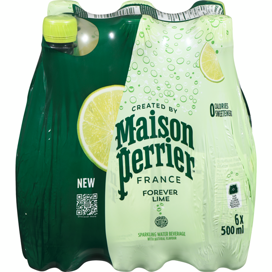 Maison Perrier Sparkling Water Beverage Forever Ginger Lime 6x0.5 l, $0.29/100ml