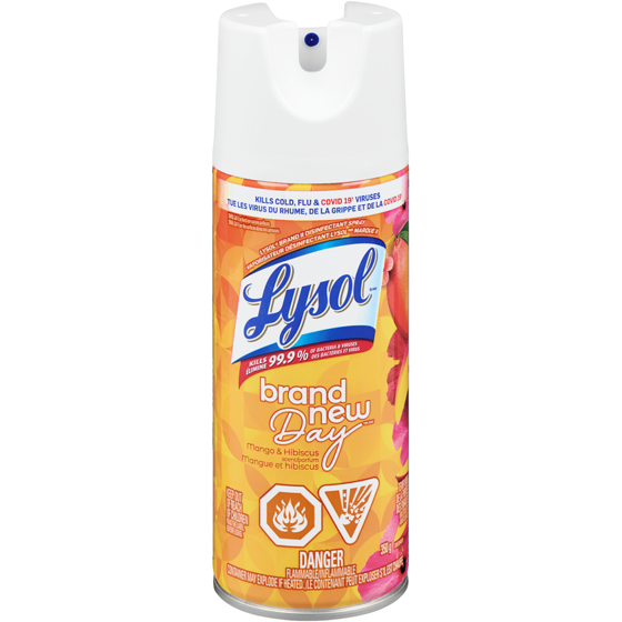Lysol Brand New Day Disinfecting Spray Mango 350 g, $2.28/100g
