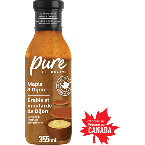 Kraft Maple & Dijon Dressing & Marinade 355 ml, $1.69/100ml
