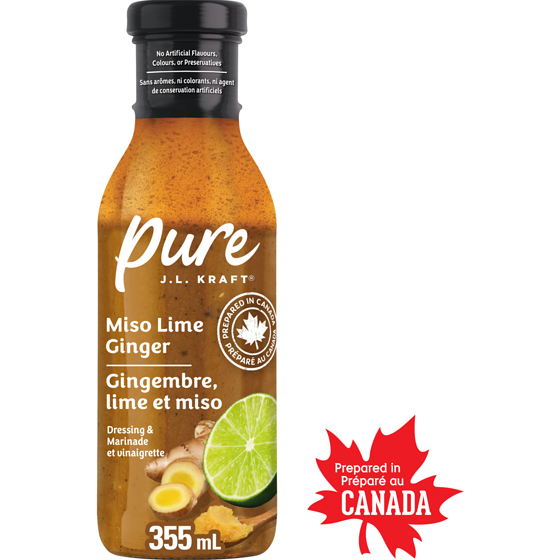 Kraft Miso Lime Ginger Dressing & Marinade 355 ml, $1.69/100ml