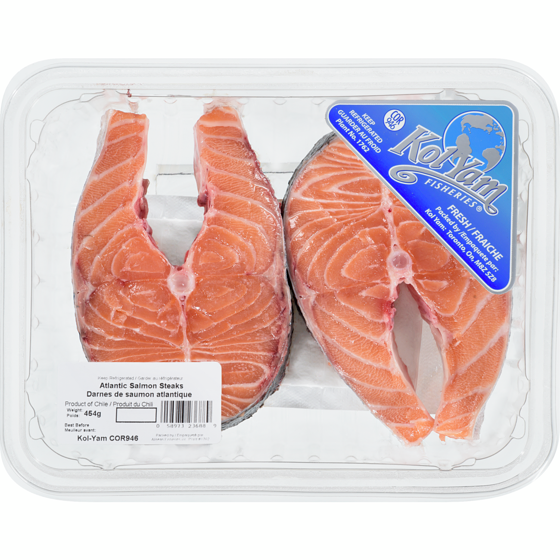 Kol Yam Atlantic Salmon Steak 454 g, $3.96/100g