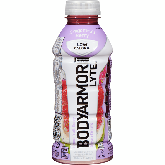 BodyArmor Low-Calorie Sports Drink Dragonfruit Berry Bottle 473 ml, $0.63/100ml