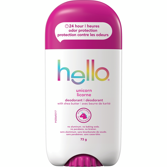 Hello Unicorn Aluminum Free Deodorant with Shea Butter 73 g, $14.78/100g