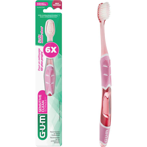 Gum Technique Sensitive Clean 1 Toothbrush Ultra Soft 1 ea, $4.99/1ea