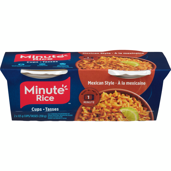 Minute Rice Fully Cooked Rice Mexican Style 250 g, $1.40/100g