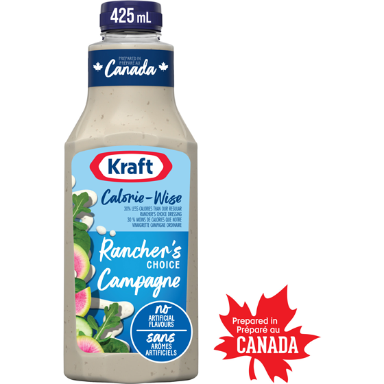 Kraft Calorie-Wise Rancher's Choice Salad Dressing 425 ml, $0.94/100ml