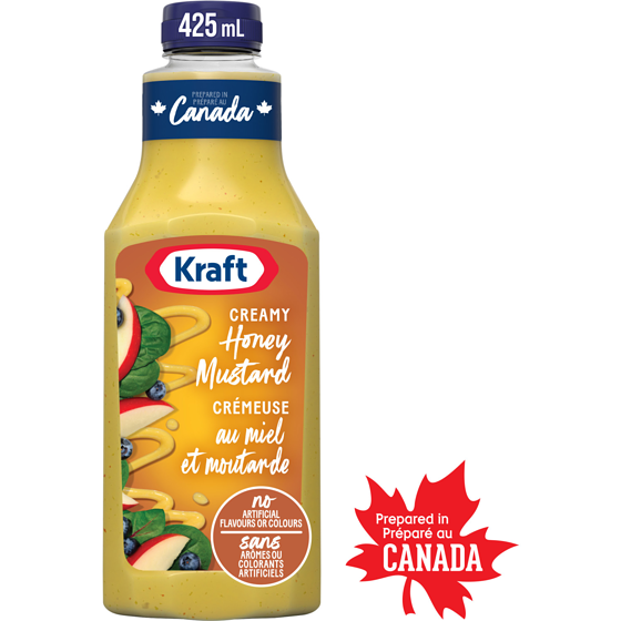 Kraft Creamy Honey Mustard Salad Dressing 425 ml, $0.94/100ml