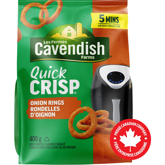 CAVENDISH FARMS Quick Crisp Onion Rings 400 g, $1.07/100g