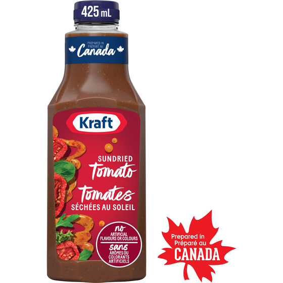 Kraft Sundried Tomato & Oregano Salad Dressing 425 ml, $0.77/100ml