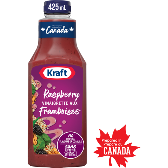 Kraft Raspberry Vinaigrette Salad Dressing 425 ml, $0.94/100ml