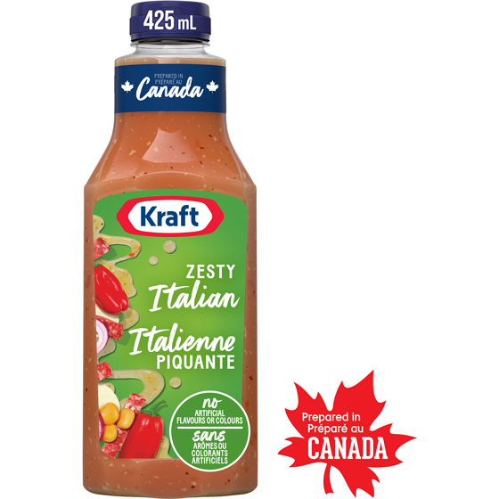 Kraft Zesty Italian Salad Dressing 425 ml, $0.76/100ml