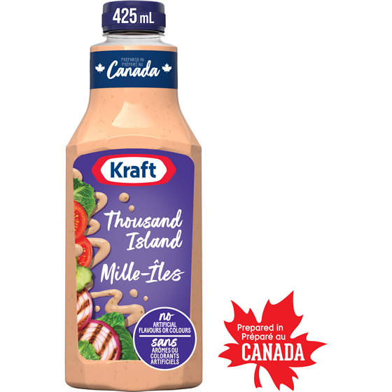 Kraft Thousand Island Salad Dressing 425 ml, $0.76/100ml