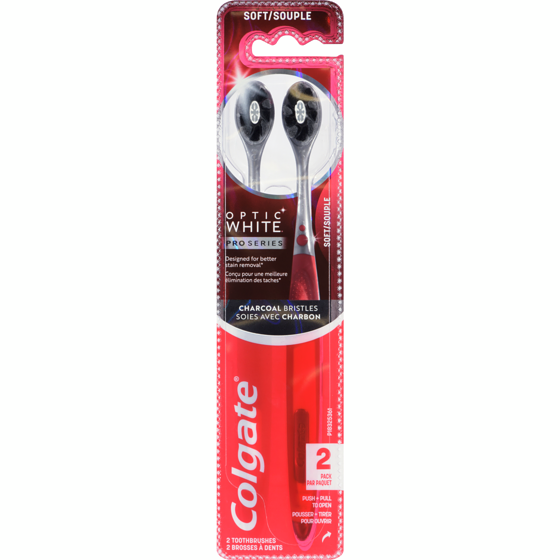 Colgate Optic White Toothbrushes Pro Series Soft 2 ea, $6.00/1ea