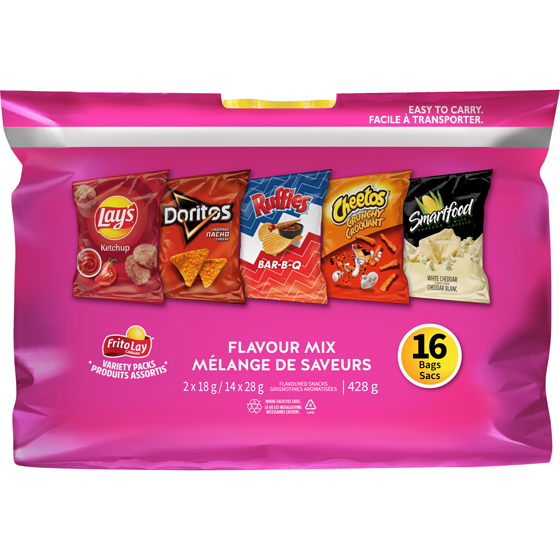Frito-lay Flavour Mix Variety Packs 428 g, $2.80/100g