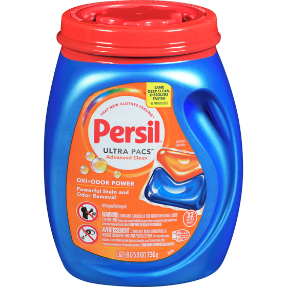Persil Detergent Oxi+Odor Power 32 ea, $0.44/1ea