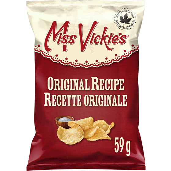 Miss Vickies Original Recipe Kettle Cooked Potato Chips 59 g, $4.22/100g