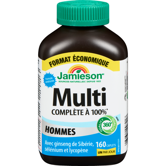 Jamieson Multi complète à 100% hommes format économique 160 ea, 0,20 $/1ch