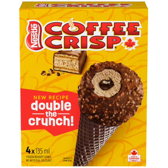 Nestlé Cones, Frozen Dessert, Crafted In Canada 540 ml, $1.02/100ml