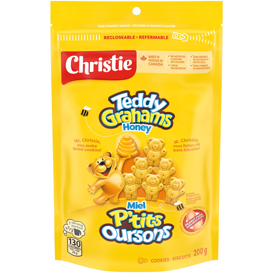 Christie P'TITS OURSONS Miel Snak Paks 200 g, 2,15 $/100g