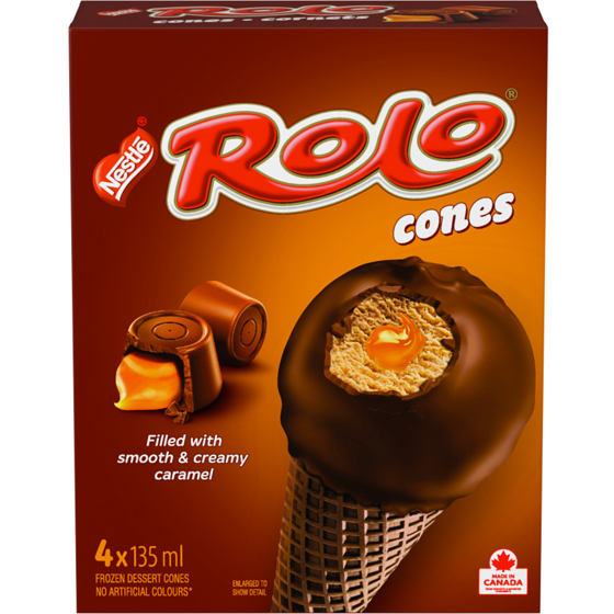 Nestlé Cones, Frozen Dessert, Crafted In Canada 0.54 l, $1.02/100ml