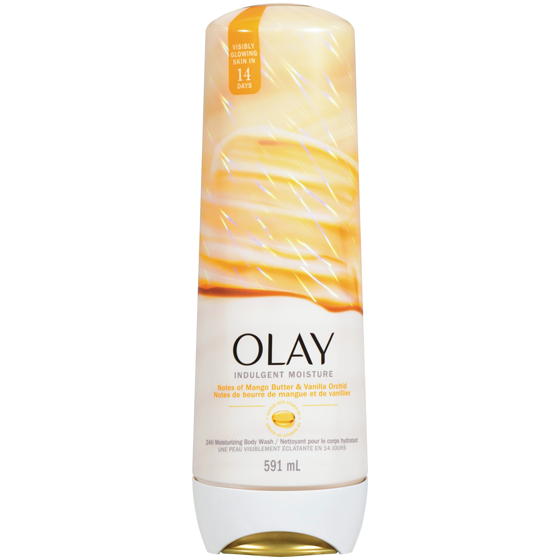 Olay Indulgent Moisture Body Wash, Mango Butter & Vanilla Orchid 591 ml, $2.87/100ml