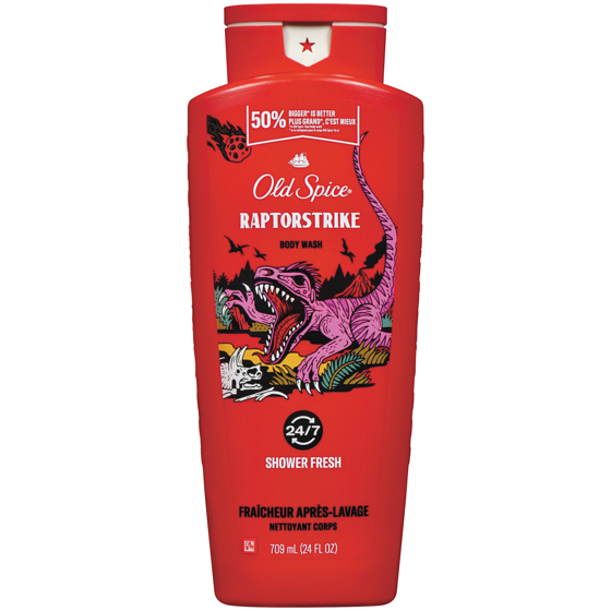 Old Spice Nettoyant pour le corps, Raptorstrike 709 ml, 1,41 $/100ml