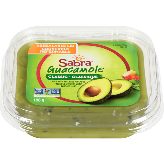 Sabra Guacamole classique 198 g, 3,28 $/100g