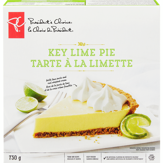 le Choix du Président Tarte à la limette 730 g, 1,85 $/100g