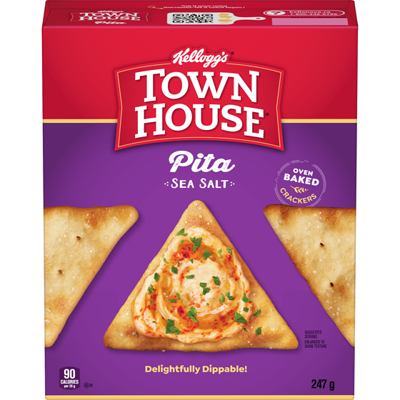 Keebler Pita Sea Salt 247 g, $2.02/100g