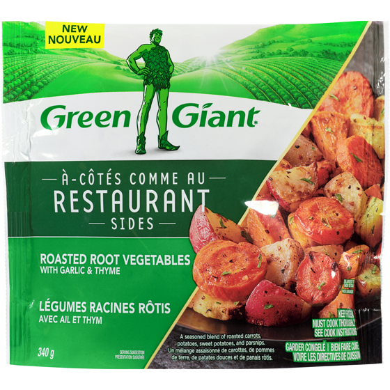 Green Giant Restaurant Sides Roasted Root Vegetables with Garlic Thyme 340 g, $1.32/100g