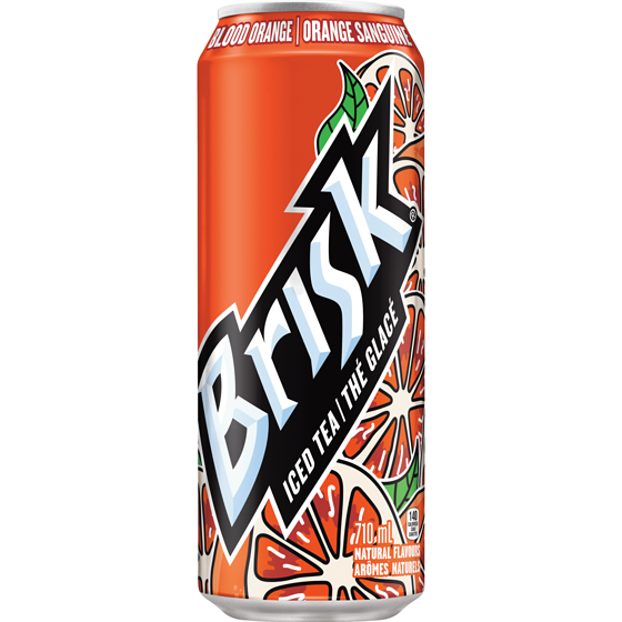 Brisk Blood Orange Iced Tea 710 ml, $0.35/100ml