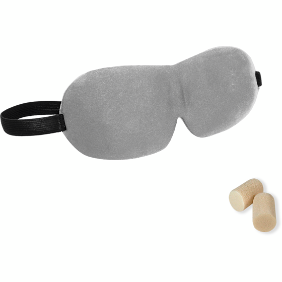 Quo Beauty Padded Eyeshades & Earplugs Grey 1 ea, $5.99/1ea
