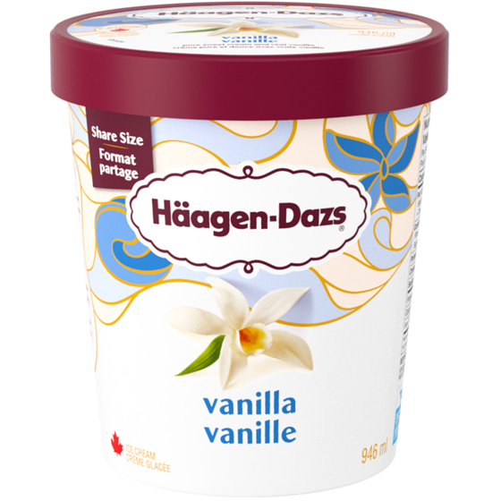 Haagen Dazs Vanilla Ice Cream 0.946 l, $1.27/100ml