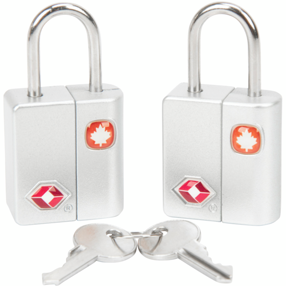 Quo Beauty 2-piece TSA Key Lock Set Silver 1 ea, $7.49/1ea