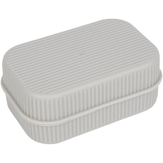 Quo Beauty Soap Dish - Ribbed Grey - Trial & Travel Size 1 ea, $2.00/1ea