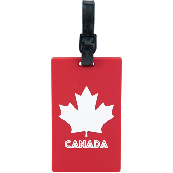 Quo Beauty Étiquettes de voyage - canada et fantaisie rouge 1 ea, 4,00 $/1ch